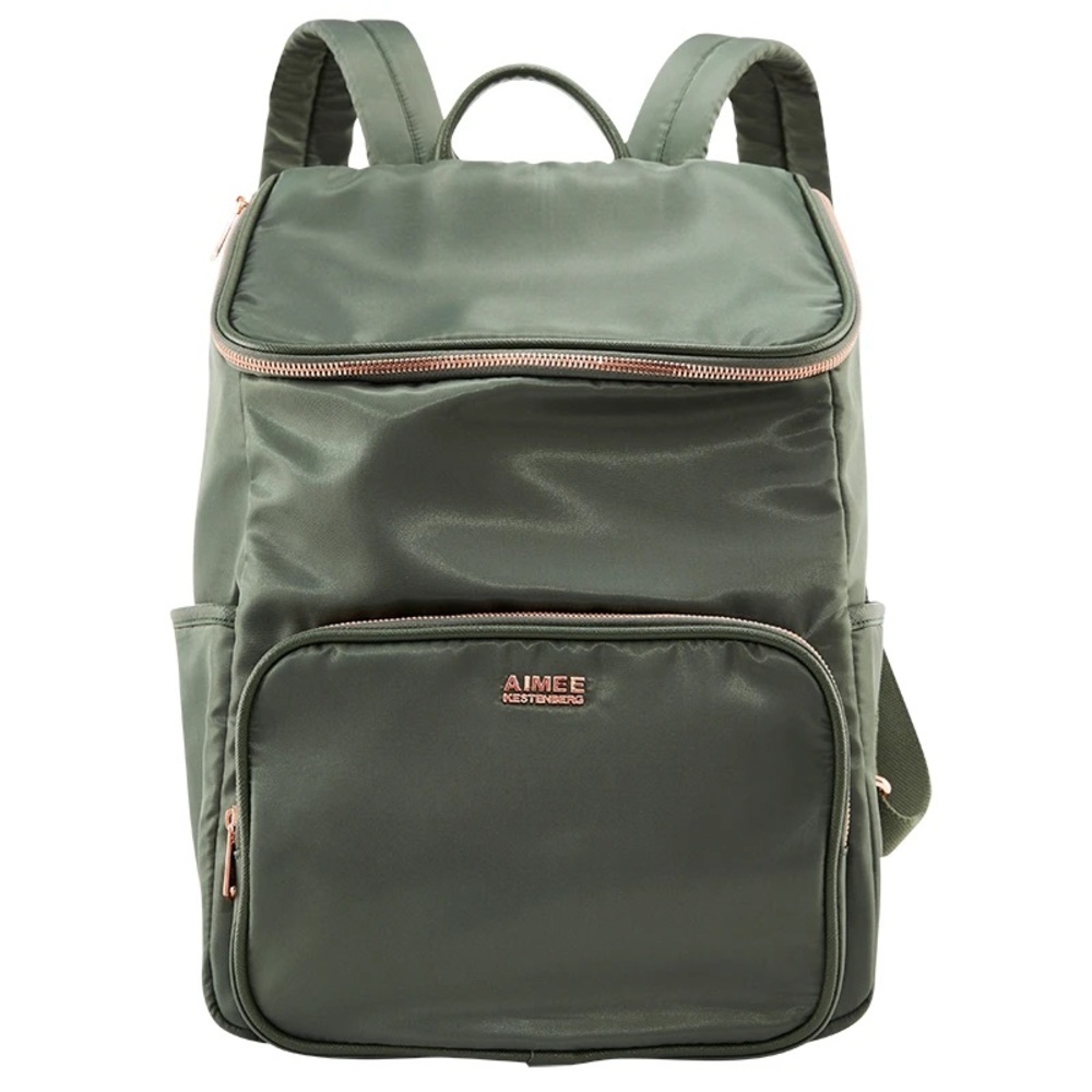Aimee Kestenberg Green Nylon Laptop Bag
